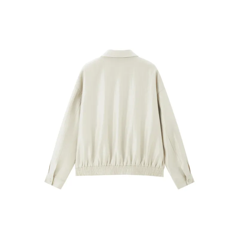 UNIQLO Jackets Women's 52 Silver Gray-1