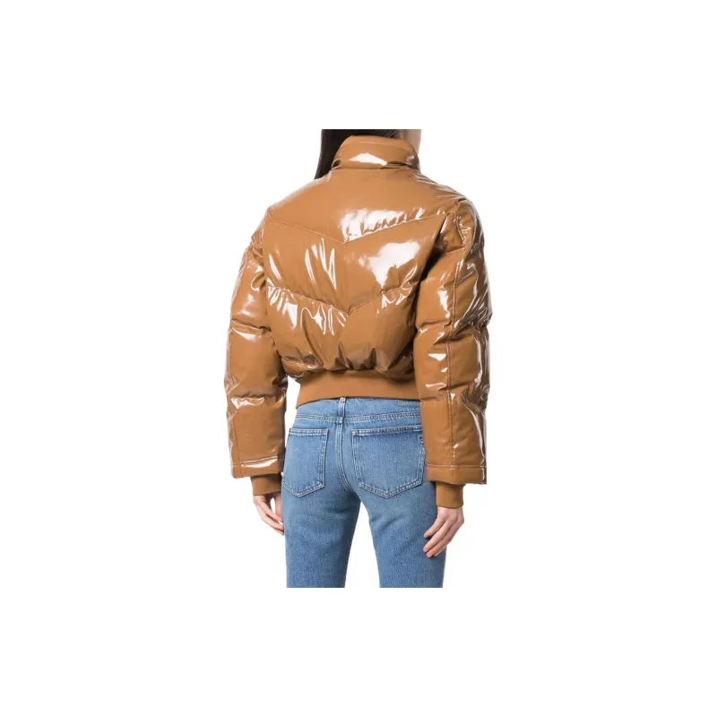 DIESEL Down Jacket Women's Brown-1