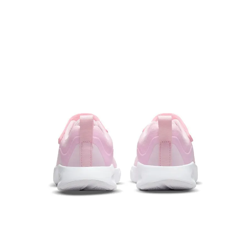 Nike Wearallday Abrasion Resistant Low Top Running Shoes Pink White Children Aged 3 7 Years Old-4
