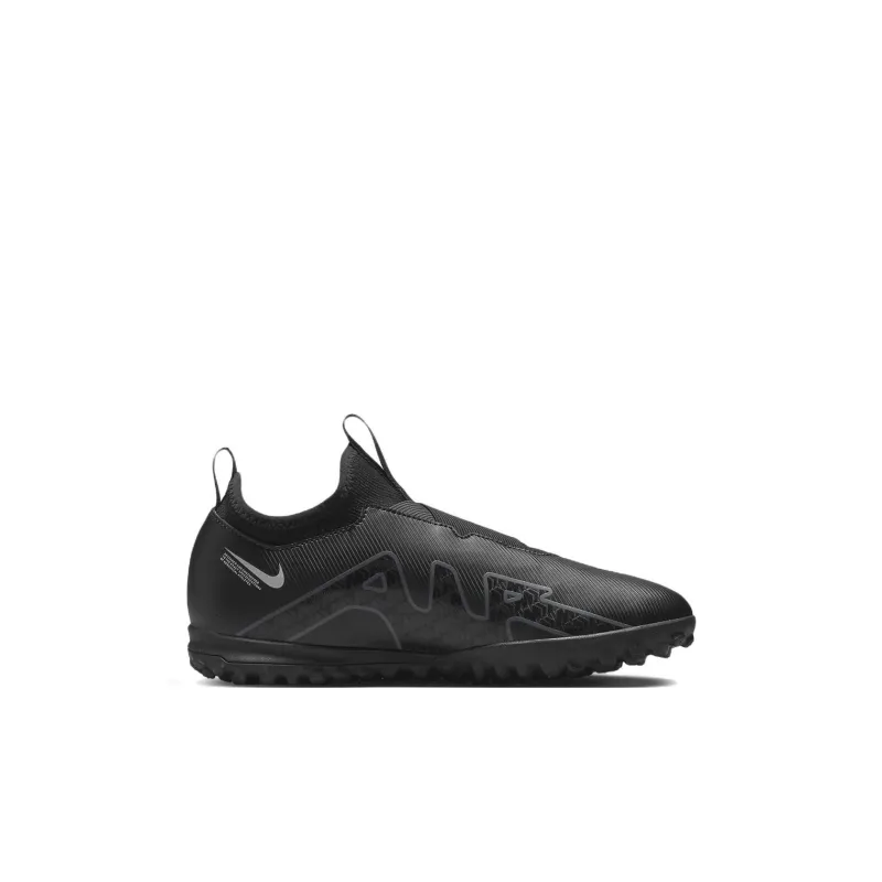 Nike Zoom Mercurial Vapor 15 Academy TF GS 'Black Dark Smoke Grey'-1