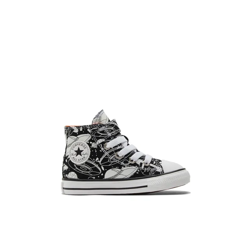 Converse Chuck Taylor All Star Anti Slip Wear Resistant High Top Toddler Shoes Black White Infant And Toddler-1