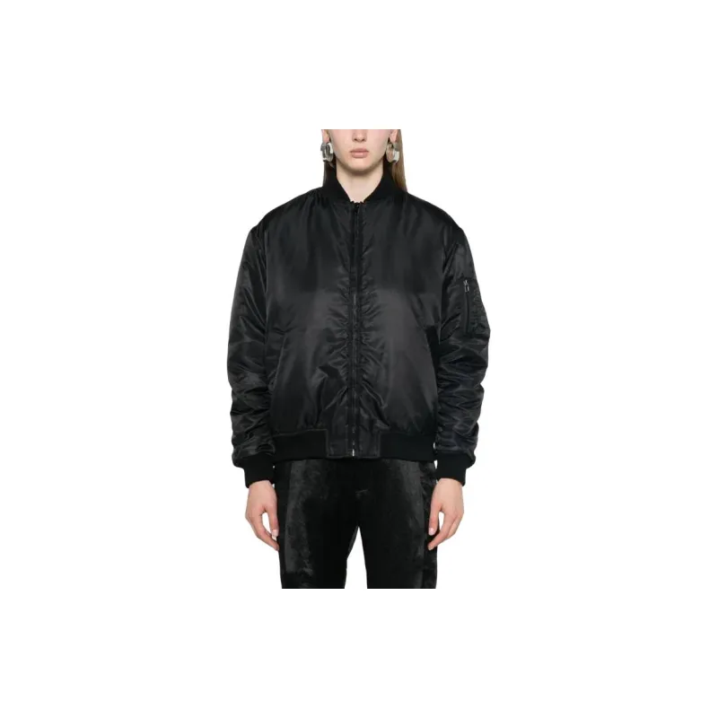 MOSCHINO Text-embroidered Bomber Jacket-1