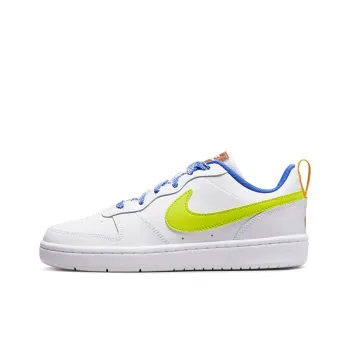 Nike Court Borough Low 2 Low Top Skateboard Shoes White Green Unisex