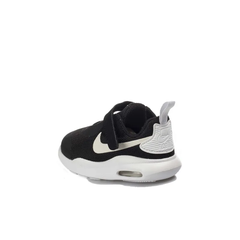 Nike Air Max Oketo Shock Absorbers Low Top Running Shoes Black White Infant And Toddler-3
