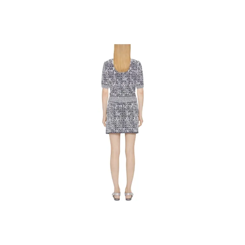 Givenchy 4G Tweed Skirt-2
