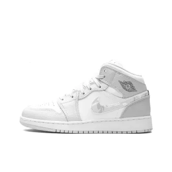 Jordan 1 Mid Grey Camo GS