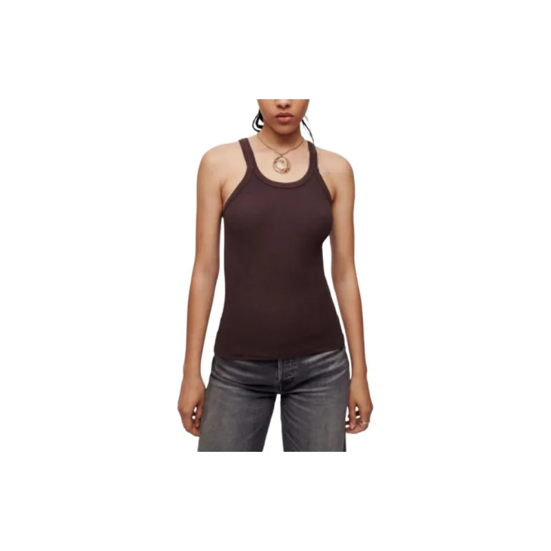 REDONE T-Shirt Women's Dark Brown-3