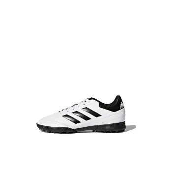 Adidas Goletto VI TF Cushioning Wear Resistant Low Top Soccer Shoes Black White Kids'