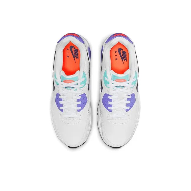 Nike Air Max 90 SE 2 GS White Dark Purple Dust-3