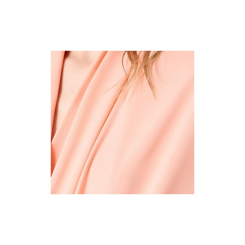 GIORGIO ARMANI V Neck Draped Midi Dress-3