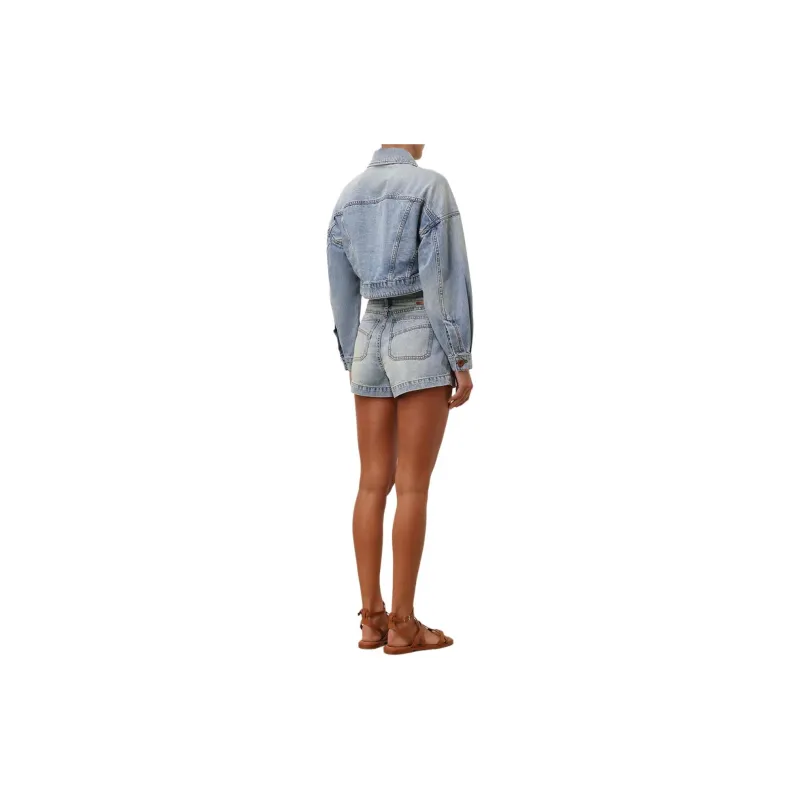 Zimmermann Cropped Denim Jacket-2