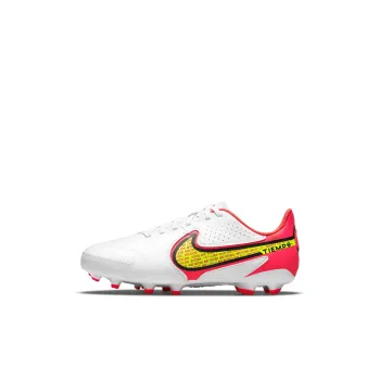 Nike Tiempo Legend 9 Academy MG Low Top Kids' Soccer Shoes White Red Kids'
