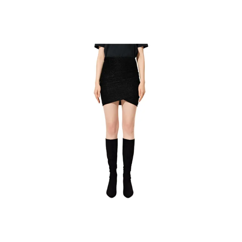 IRO NIGHT Casual Short Skirts Women's Black-1