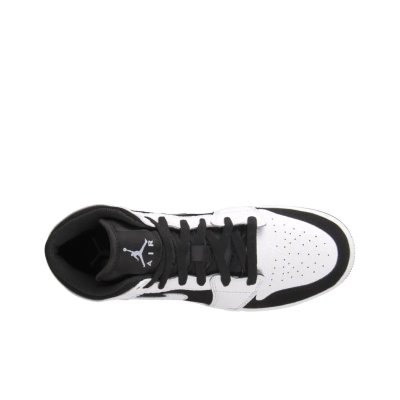 Jordan 1 Mid White Black GS-3