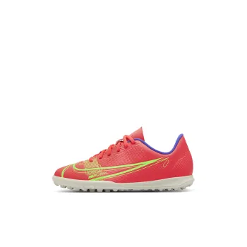 Nike Vapor X Anti Slip Wear Resistant Low Top Kids' Soccer Shoes Red Kids'