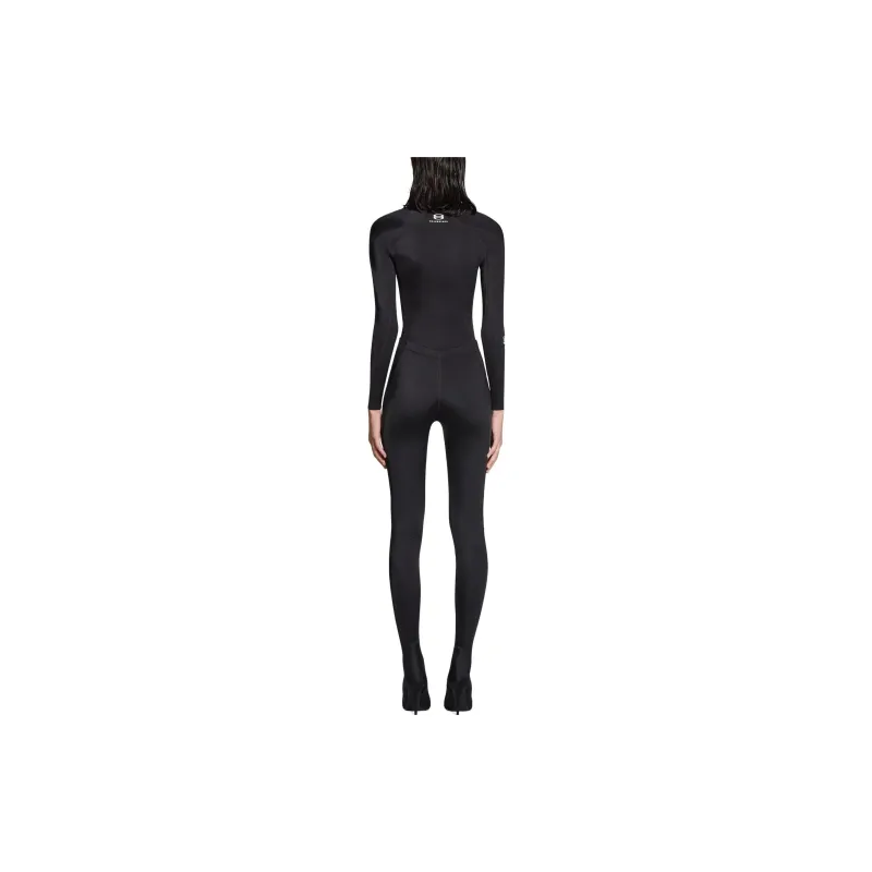 Balenciaga Casual Pants Slim Fit Women's Black-2