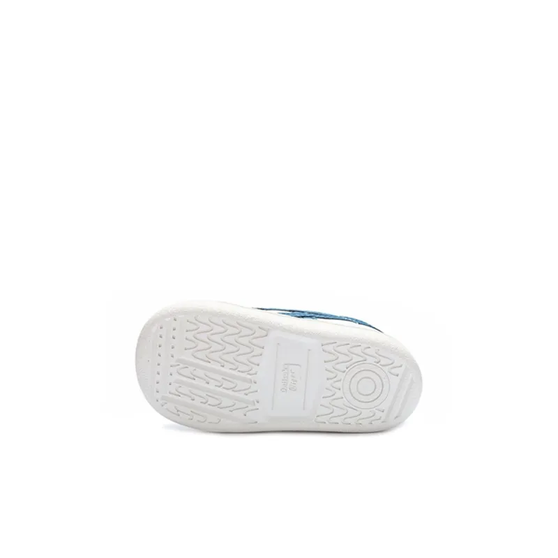 Onitsuka Tiger GSM Low Top Skateboard Shoes White Blue Infant And Toddler-5