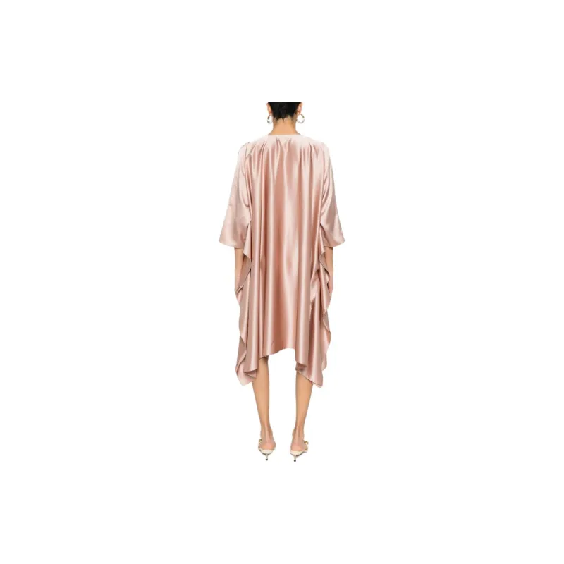 Gianluca Capannolo Satin-weave Kaftan Dress-2