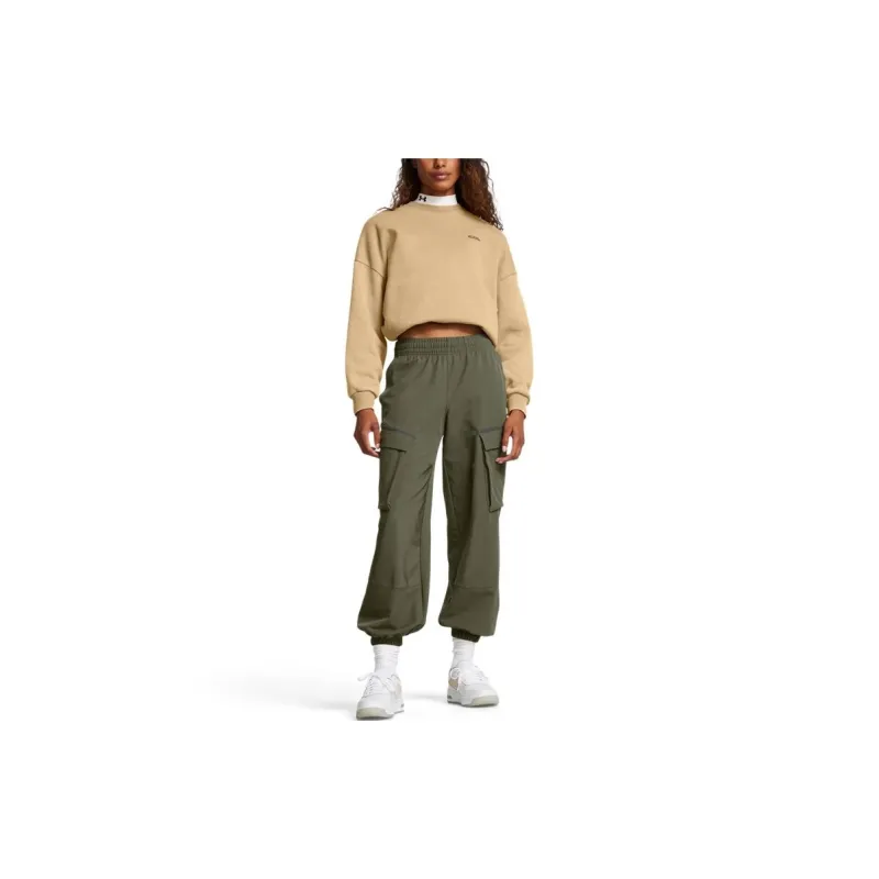 Under Armour Icon FW24 Sweatshirt Women's Camel Brown-4
