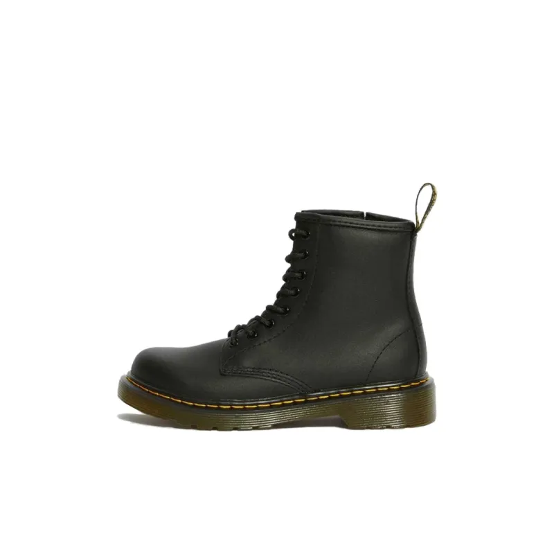 Dr. Martens Kids Softy T Leather Lace-up Boots-0