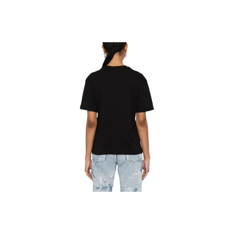 CHIARA FERRAGNI Eyelike motif Cotton T shirt-2