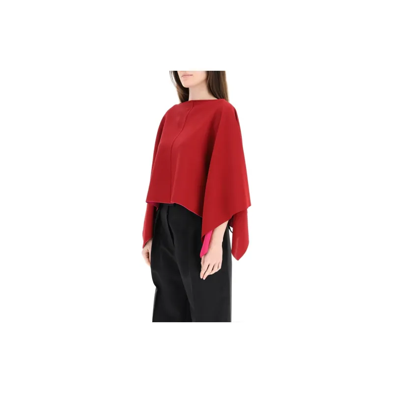 Valentino Asymmetrical Draped Cape-3