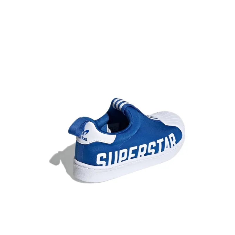 Adidas Originals 360 X C Breathable Low Top Kids' Skateboarding Shoes Blue Children Aged 3 7 Years Old-3