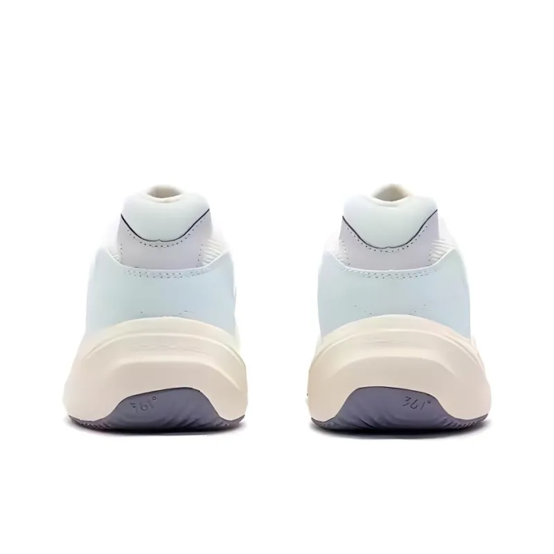 361° Anti Slip Wear Resistant Low Top Casual Running Shoes Women's White Blue Purple-3