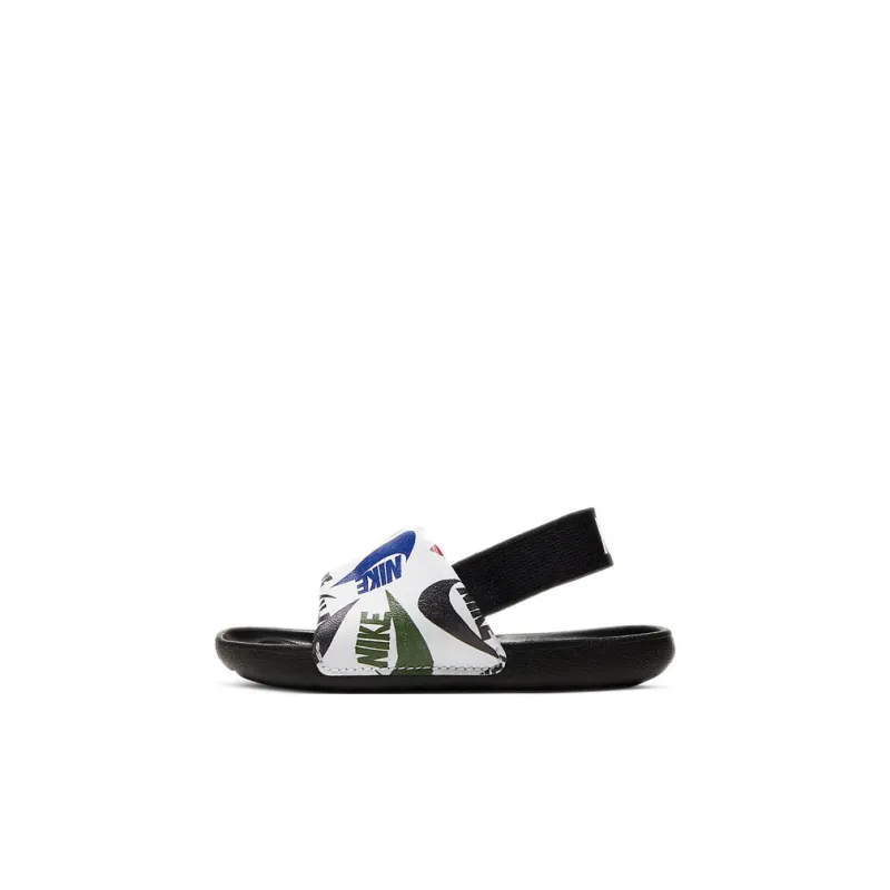 Nike Kawa Slide Low Top Toddler Shoes Black White Infant And Toddler-0