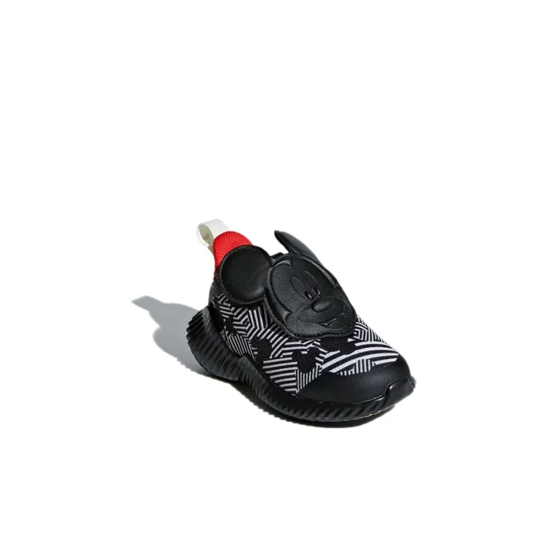 Adidas Fortarun Mickey Ac I Abrasion Resistant Breathable Low Top Toddler Shoes Black White Infant And Toddler-2