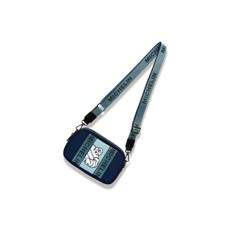 Michelin Composite Cloth Crossbody Bag Unisex Blue-4