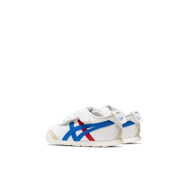 Onitsuka Tiger MEXICO 66 Slip Resistant Cushioning Breathable Low Top Toddler Shoes Blue Red White Infant And Toddler-5
