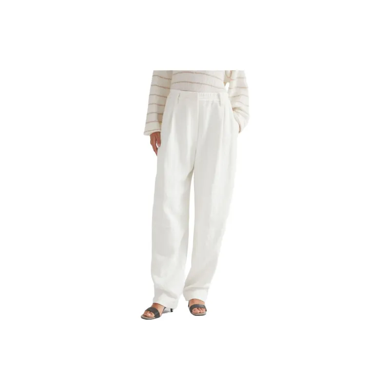 Brunello Cucinelli FW23 Casual Pants Women's White-2