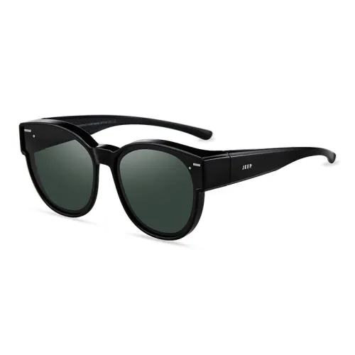 Jeep TR/Memory Plastic Round Sunglasses JSR2054 Unisex