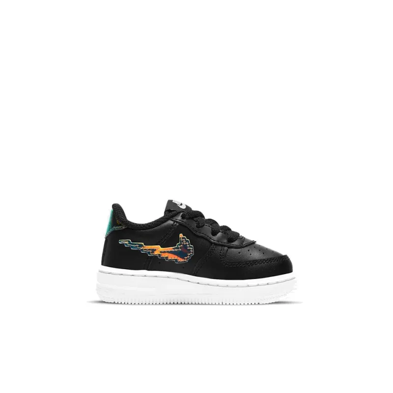 Nike Air Force 1 Non-slip Lightweight Low-Top Toddler Shoes Black Infant And Toddler-1