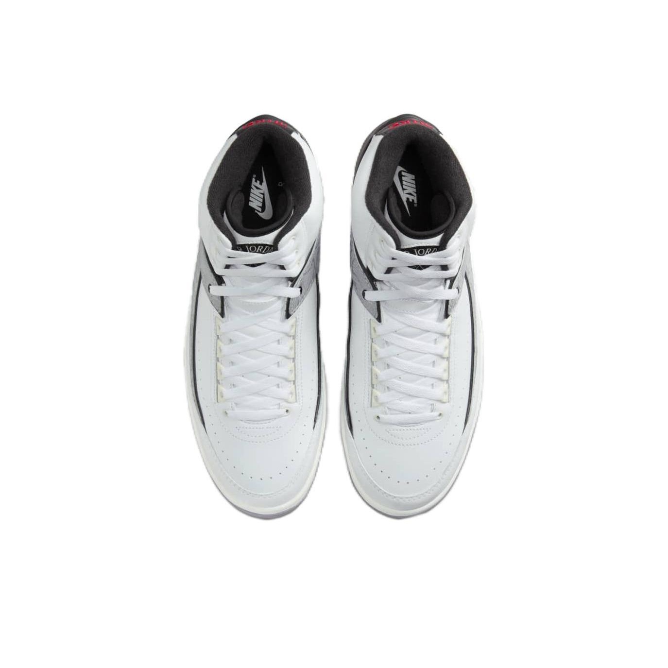 Jordan 2 Retro Python GS White/Fire Red-Black-Sail-Cement