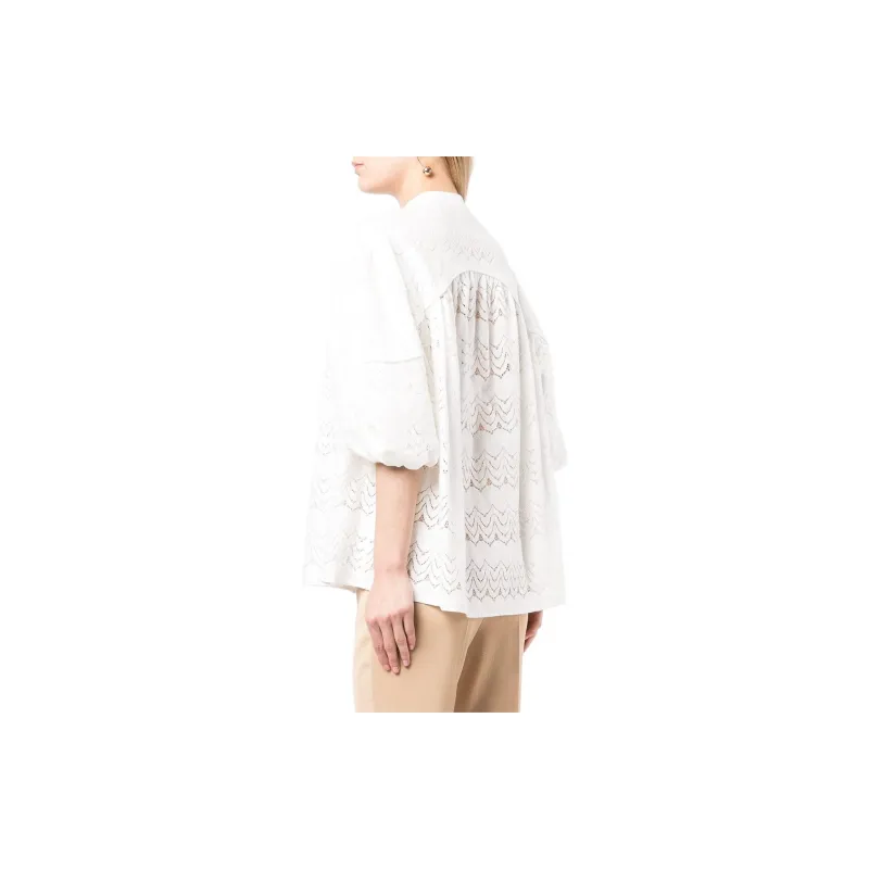 ACLER Stapleton Puff-sleeves Blouse-2
