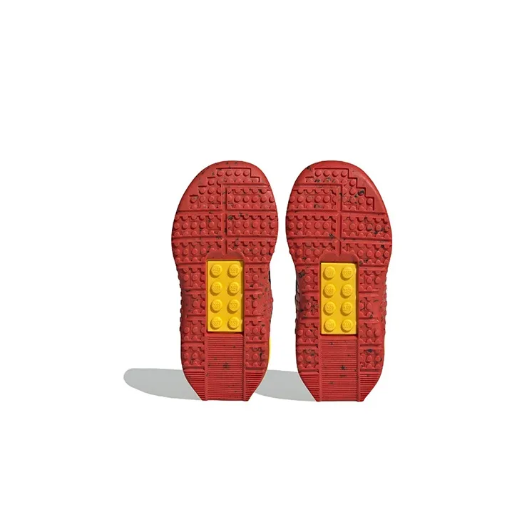 Adidas Sport Dna Low Top Sports Casual Shoes Black Red Yellow Infant And Toddler-5