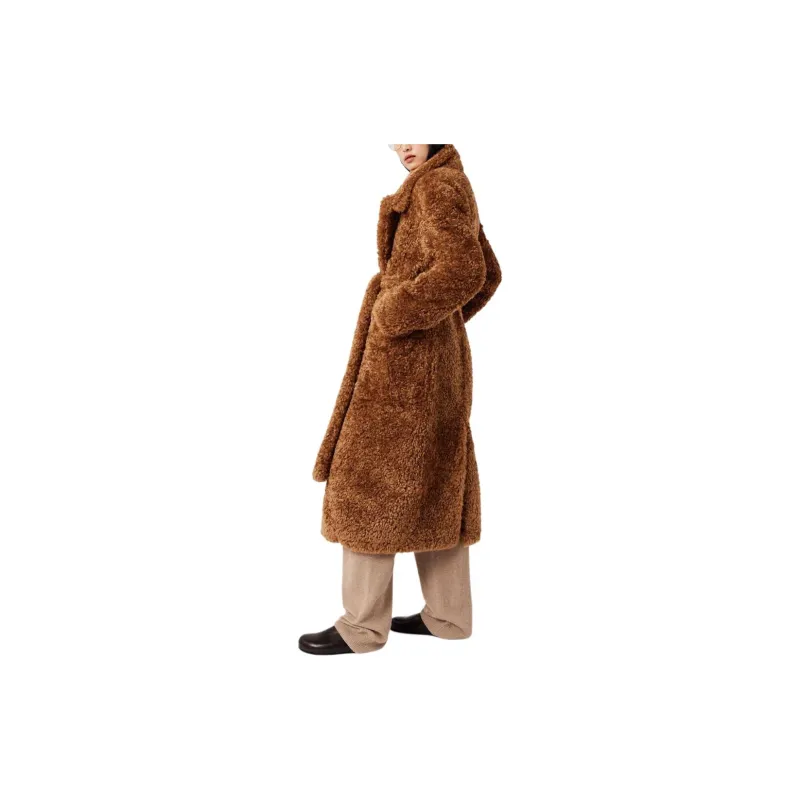 Stella McCartney Faux fur Belted Coat-3