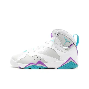 Jordan 7 Retro Neutral Grey Mineral Blue Bright Violet GS