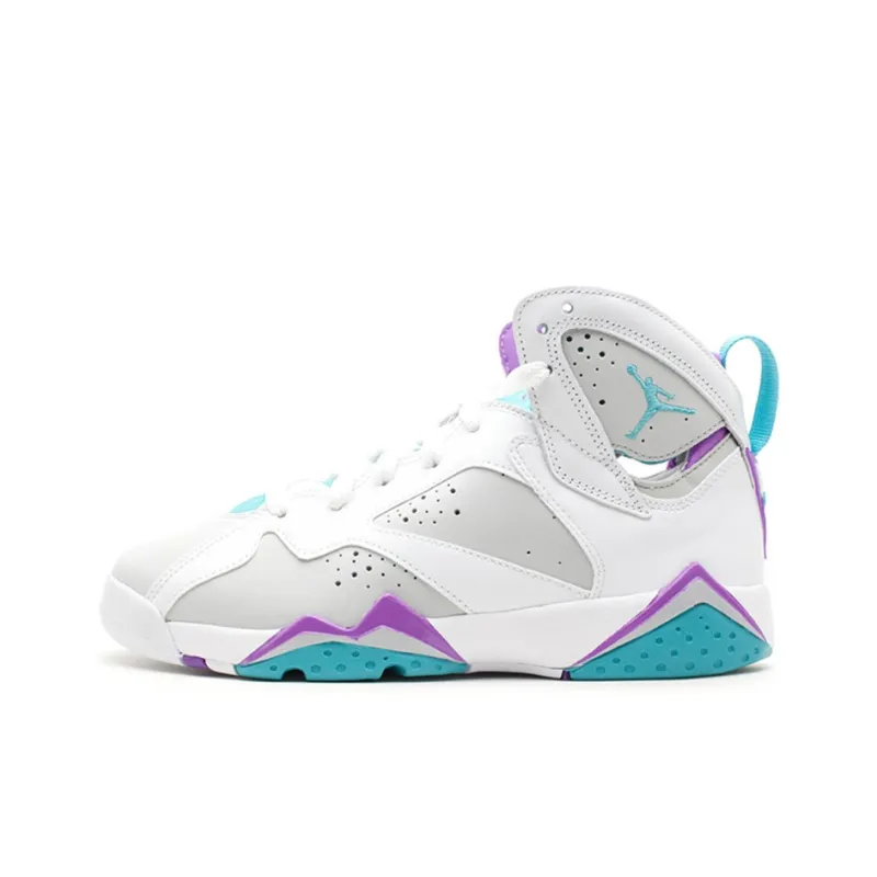 Jordan 7 Retro Neutral Grey Mineral Blue Bright Violet GS-0