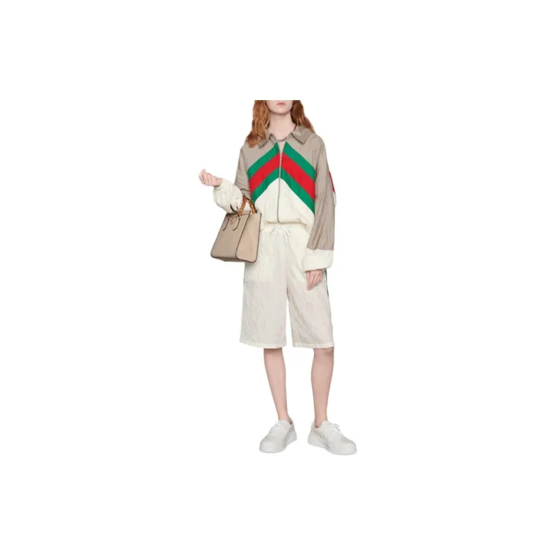 GUCCI SS22 Casual Shorts Women's Beige-2