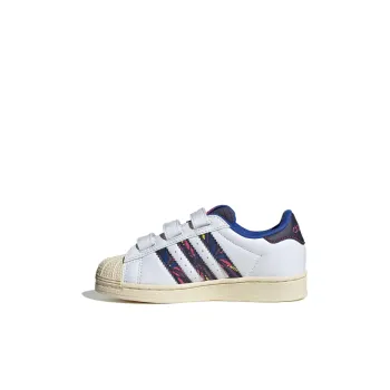 Adidas Originals COMFORT CLOSURE Low Top Kids' Skateboarding Shoes White Blue Kids'