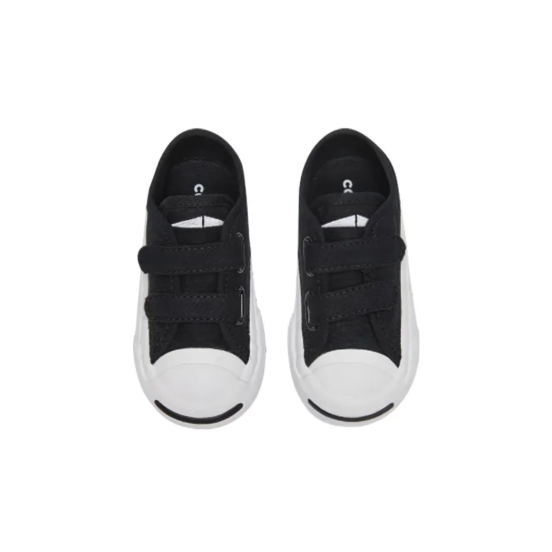 Converse Jack Purcell 2V Shock Absorbers Low Top Toddler Shoes Black Infant And Toddler-3