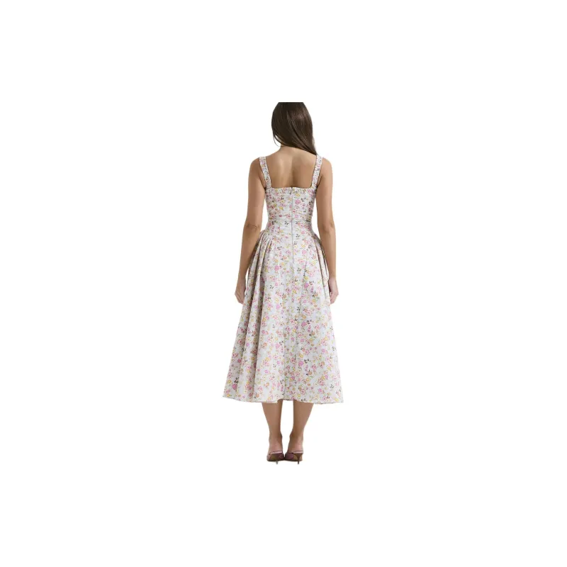 HOUSE OF CB DOROTHY Slip Dresses Women's Pale Blueg/Light Blue-5