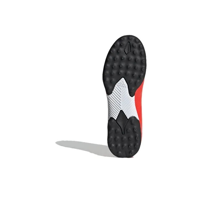 Adidas Slip Resistant Mid Top Kids' Soccer Shoes Black Red Kids'-5