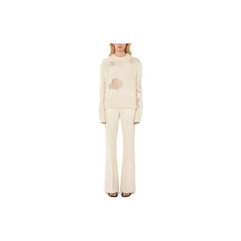 Chloé Mesh Patch Knitted Jumper-1