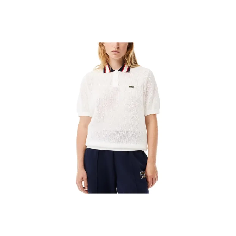 LACOSTE Polo Shirts Women's White-1