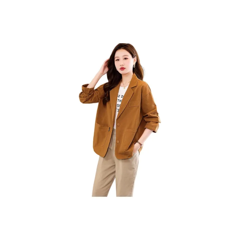 IVENI Jackets & Coats Women's Khaki-3
