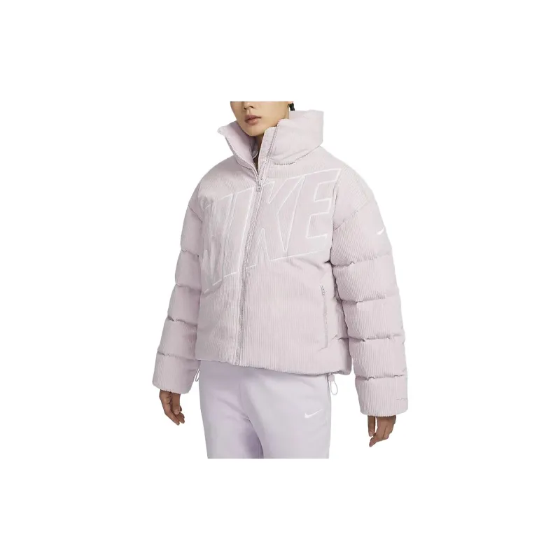 Nike Down Jackets Women's Gray Purple-3